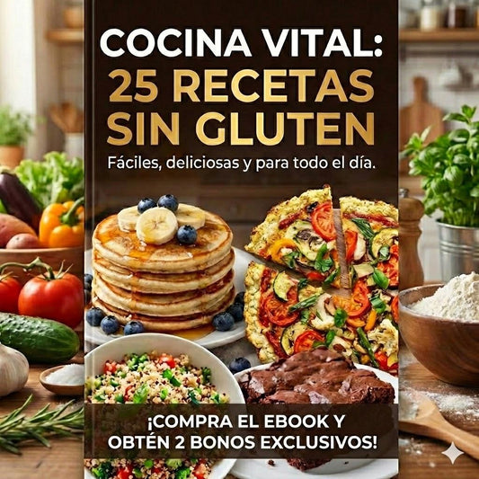 Cocina Vital: 25 Recetas Deliciosas Libres de Gluten